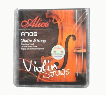 10Sets Alice Violino Strune iz Nerjavečega Jekla, Nikelj, Krom Rane 4/4-1/8 A705