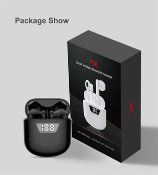 CUFOK P66 TWS Bluetooth Čepkov Res Brezžične Slušalke HiFi Bas Šport, Slušalke, Mikrofon Gaming Slušalke Z Polnjenjem Primeru