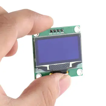 1.3 palčni LCD-zaslon OLED Zaslon Modul Krmilnika IIC I2C Komunikacijo 128X64 Belo Barvo Besedila