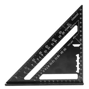 260x185x185mm Meritev Aluminij Zlitine Trikotnik Vladar Črnega Trikotnika Pravilo Merilnikom. Obsega 0-90 Stopinj