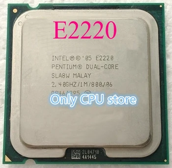 BREZPLAČNA DOSTAVA intel Dual-Core E2220 CPU Procesor (1M Cache, 2.40 GHz, 800 MHz FSB) Socket 775 SLA8W