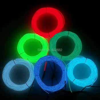 100 metrov + ell žice, neon žična Visoko Svetlost EL Žice + 2.3 mm