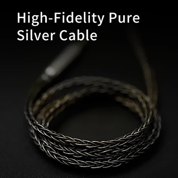 Shanling ME700 1DD+4BA Pet Hibridni Voznik in-ear Slušalke IEM Triple-Vrtina Design 3D Tiskanih Lupini MMCX Okta-core kabel