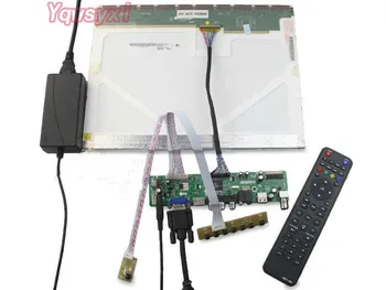 Yqwsyxl Komplet za CLAA156WB11A TV+HDMI+VGA+AV+USB LCD LED zaslon Gonilnik Krmilnika Odbor