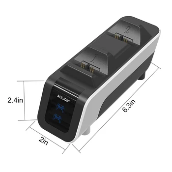 Dvojno Hiter Polnilec za PS5 Brezžični Krmilnik USB Tip-C Dual Polnjenje Baze Zibelka Dock Postajo za Playstation 5 Dodatki