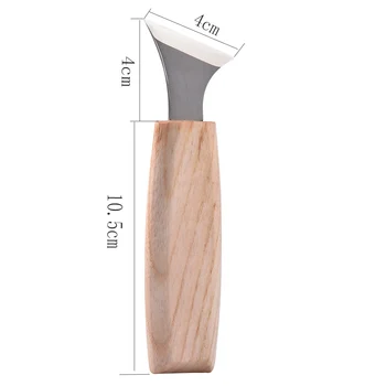 4 Kos/set Strokovno Lesa Carvinga Orodja Nastavite Lesa Carving Nož Geometrijske Čip Carving Podrobno Nož Lesnoobdelovalnih Whittling Nož