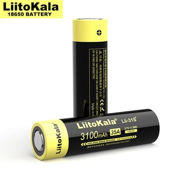 8-40PCS LiitoKala Lii-31S 18650 3,7 V 3100mA 35A napajanje litij-ionska baterija za Elektronsko cigareto / LED Bliskavico