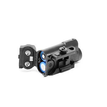 Taktične Vojaške LED Svetilka Zeleni Laser Obseg Pogled Combo za Airsoft Zračnih Pištol Puška, Pištola Kompakten usmerjen Svetlo Obleko Glock M4