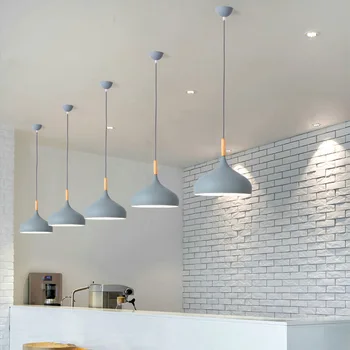 Sodobna obesek luči nordijska pandant lučka mansarda slog oblikovanja, ki visi svetilka lesa, jedilnico, kuhinjo, doma dekor svetloba svetilke LED