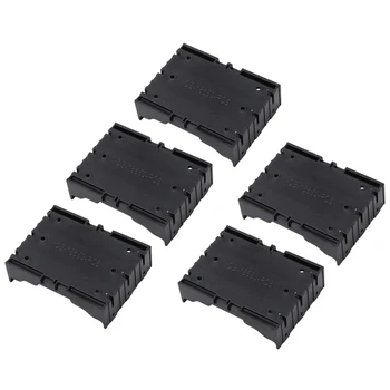 5 Kosov Črna Plastična 3 x 3,7 V 18650 Baterije 6 Pin nosilca za Baterijo Primeru