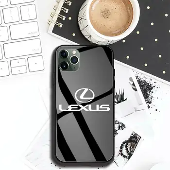 Lexus Luksuzne blagovne Znamke Telefon Primeru Steklo Coque Za Iphone 11 12 Pro Max XR Mini 7 8 PLUS Kritje