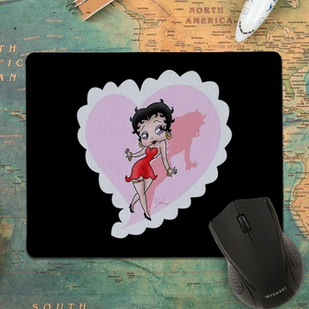 Betty Boop Dekle Meri MousePads Računalnik Anime Miško Mat DIY Design Gaming Mouse Pad Preprogo Za PC, Laptop, Prenosnik