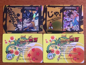 49PCS CD DVD Dragon Ball Z Polno Izdaja Kritje Naslov Kartic Flash Igre Zbiranje Kartic Darila za Otroke Božična Darila