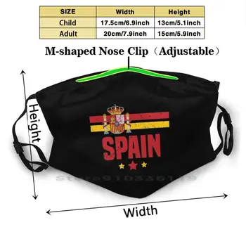 Španija Zastavo Španski Espana Design Proti Prahu Filter Stroj Masko Otroci Španija Zastavo Španski Espana Madrid