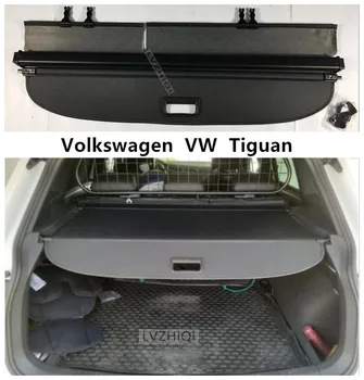 Zadaj Prtljažnik Tovora Kritje Security Shield Za Volkswagen VW Tiguan 2017 2018 2019 2020 Visoke Kakovosti Auto Dodatki, Črna, Bež