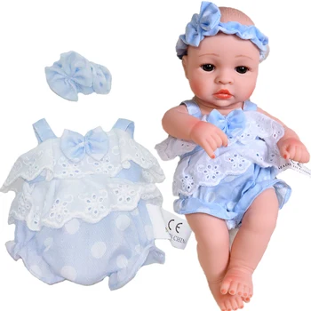 JINGXIN Princesa 35 cm Baby Doll Krpo Udobje Mehki Pliš Lutka Krpo Poletje Obleko Baby Jumpsuit Lutka Vzpon Obleka za Punčko Igrače