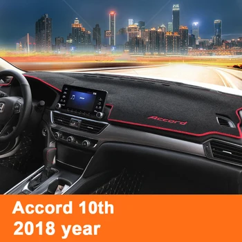 Primerni Za Honda Accord 10 th 2018 Avto nadzorna plošča Pokrov Mat Izognili Svetlobe Pad Instrument Platformo Armaturno Ploščo Blazine Preproga Zaščitnik