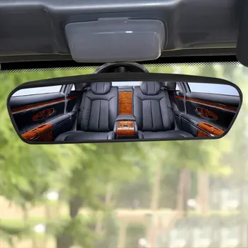 Najnovejši Avto Vzvratno Ogledalo Notranje Vzvratno Ogledalo S PVC Bedak širokokotni Rearview Mirror Auto Konveksno Krivuljo Avto-styling Vroče
