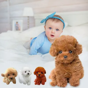 Lep Simulacije Kuža Plišastih Igrač Otroci Baby Realne Plišasti Pes Lutka Ročno Visoko-Kakovostne Igrače Pes Pliš Plišaste Živali Lutka #
