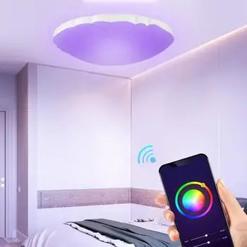 Smart Wifi LED stropna luč led luč 48W D=34 cm Združljiv z Tmall čarovnik googlova domača stran amazon alexa