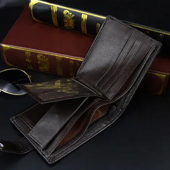 Moška denarnica iz usnja torbici kratek hasp portmoney slim vrata denar billeteras par hombre cuero carteira masculina