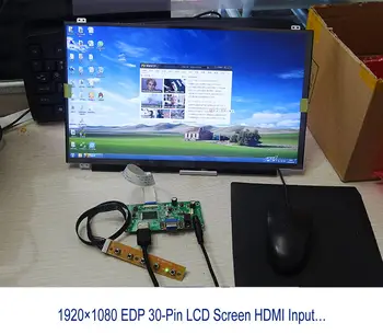 Za N140BGA-EA4 REV.C2 LED HDMI DIY LCD driver KIT VGA zaslon EDP 30Pin monitor plošča 1366*768 14.0