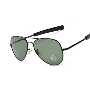 Moda Letalstva sončna Očala Moške blagovne Znamke Oblikovalec AO sončna Očala Za Moške Ameriški Vojski Vojaško Optično Steklo Objektiva Oculos