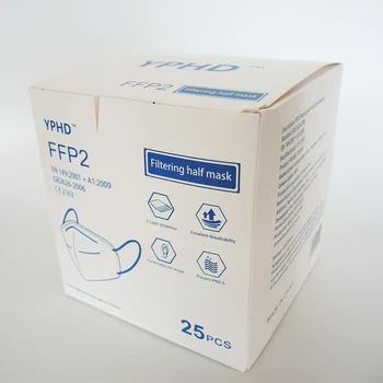 CE FFP2 Maske za zaščito pred virusi, Prah Respirator Usta Maske Antivirus Onesnaževanja Dihanje KN95 Odobren fpp2 masko