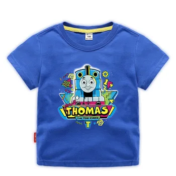 Thomas in Prijatelji, nova otroška oblačila za otroke poletni kratki rokavi T-shirt dno majica pol-sleeved majico oblačila