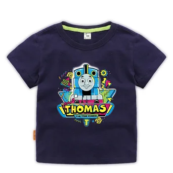Thomas in Prijatelji, nova otroška oblačila za otroke poletni kratki rokavi T-shirt dno majica pol-sleeved majico oblačila