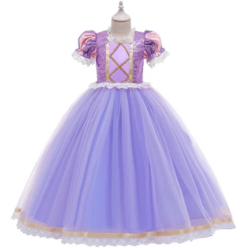 Cvet Baby Girl Oblačenja Otroci Poletje Princesa Cosplay Obleke Za Dekleta Stranka Kostum Otroci Oblačila