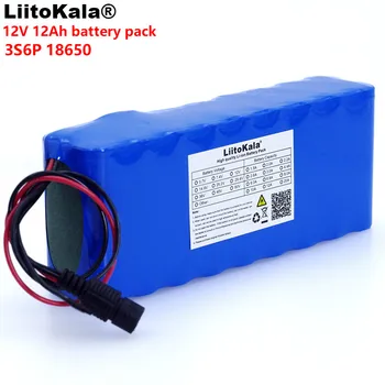 LiitoKala 12v 12A 18650 Baterija Litij-12000 mAh Zmogljivosti za Litijeve Baterije z BMS 75-vatne žarnice Elektronsko zaklepanje nadzorna Kamera EMISIJ