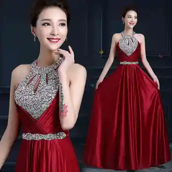 Špageti Trak Rdeče Družico Obleke 2018 Dolžina Tal Dolgo Tiste Neveste, ki Devica Obleke Haljo De Mariee Royal Blue Plus velikost
