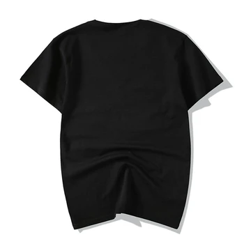 Lyprerazy Kitajski znak mehko bombaža Moške vezenje t-majica Kratek Rokav, majica s kratkimi rokavi moški priložnostne majice Poletje tshirts vrhovi