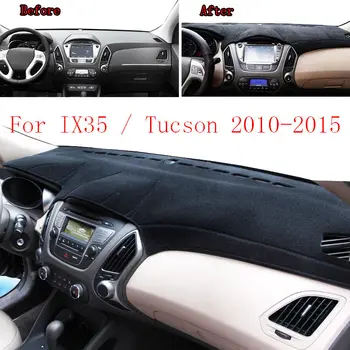 Za Hyundai Tucson IX35 2010 2011 2012 2013-Avto nadzorna plošča Pokrov Mat Pad Sonce Odtenek Instrument Preprogo Avto Styling Dodatki