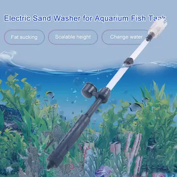 1Pc Akvarij Baterije Syphon Upravlja Fish Tank Vakuum Gramoz Vodni Filter Čist Vzmet Filter Čistilec Fish Tank Orodja Akvarij