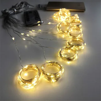 3M LED Pravljice Garland Zavese Lučka za Daljinsko upravljanje USB Niz Luči Na Okno, Božični Okraski za Dom Novo Leto