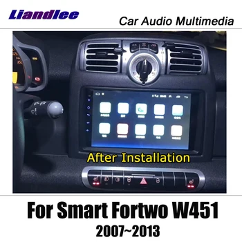 Avto Multimedia Player Android Za Smart Fortwo W451 2007-Radio Stereo Pribor Video Carplay Zemljevid GPS Navigacijski DVD Št.