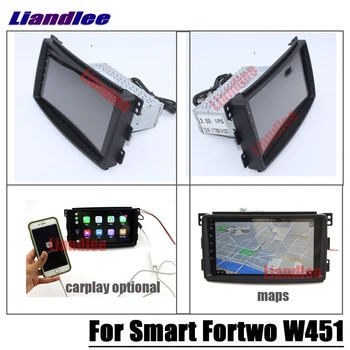 Avto Multimedia Player Android Za Smart Fortwo W451 2007-Radio Stereo Pribor Video Carplay Zemljevid GPS Navigacijski DVD Št.