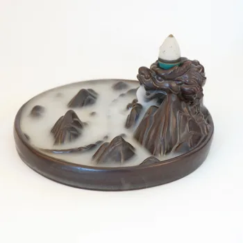 Veličastno gorovje keramični zmaj Nazaj kadila gorilnik kadila disk okraski domači zdravnik