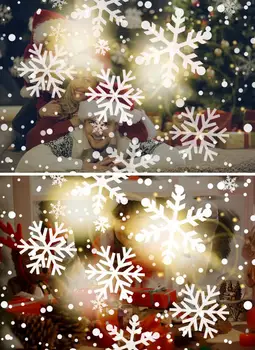 Božič Snežinka Projektor Svetlobe, Premikanje Sneg Božič, Notranja Lasersko Projekcijo Luči Stranka Dekor Lučka Božič Decro Za Dom