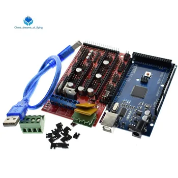 ShengYang Mega 2560 R3 Mega2560 REV3 + 1pcs RAMPE 1.4 Krmilnik za 3D Tiskalnik arduino kit Reprap MendelPrusa