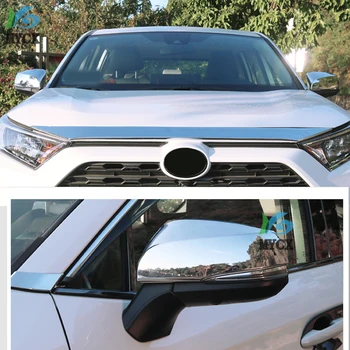 Za Toyota RAV4 2019-2020 ZA RAV 4 STRANI OGLEDALO Dekoracijo Okraskov Avto Dodatki ABS Pogled od Zadaj Stranska Ogledala Pokrov