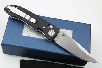 Najnovejši JULI Kakovosti BM968 D2 Folding Nož G10 Ročaj Priljubljena Prostem Kampiranje, Lov Žep EOS Nož Orodje