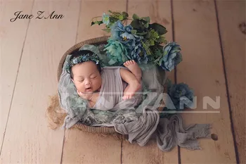 Jane Z Ann pravljice headdress pravi cvet serije baby foto headflower lasje okras novorojenčka fotografija rekviziti