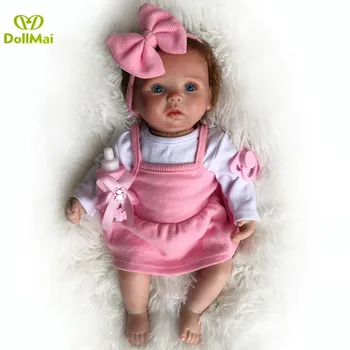 Mehke silikonske prerojeni baby doll 35 cm živ dekle baby doll za otroke božič darilo novorojenčka bebes prerojeni bonecas