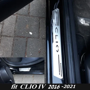 NOVI CLIO IV iz Nerjavečega Jekla Izvažajo Tablice Vrata Polico Kritje Trim Vrata Avtomobila Polico Protector za Renault CLIO IV CLIO 4 2018 2017 2020