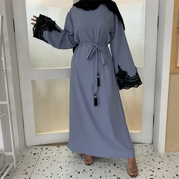 Tam Kaftan Dubaj Abaya Turčija, Muslimani Moda Obleko, Hidžab Islam Caftan Abayas Za Ženske Vestidos Evropske Oblačila Musulman De Način
