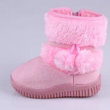 2020 Nove Zimske otroci čevlji Mehko Dno Non-Slip Toplo Debel Sneg Škornji otroški čevlji za dekle fantje 5T-14T otroci Sneg Škornji