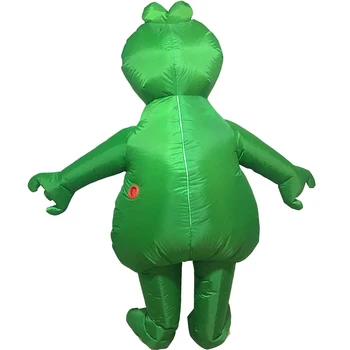Žaba Napihljivi kostum Cosplay kostum Smešno Zraka Blow Up Obleko Stranka Fancy Oblačenja noša Halloween Kostum za Odrasle Jumpsuit